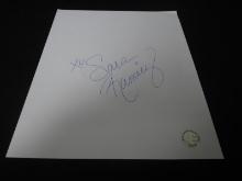 Sara Ramirez signed white sheet COA