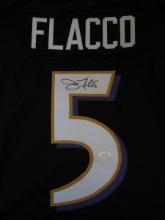 RAVENS JOE FLACCO SIGNED JERSEY JSA COA