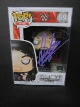 The Undertaker Signed Funko Pop Heritage COA