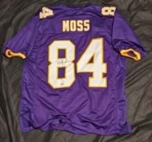 Randy Moss autographed jersey with coa