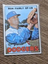 Vintage 1967 Topps Ron Fairly #94 vintage baseball card - LA Dodgers