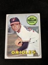 1969 Topps #453 Mike Cuellar  Baseball Card Baltimore Orioles MLB Vintage