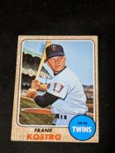 VINTAGE FRANK KOSTRO #44 MINNESOTA TWINS - 1968 TOPPS MLB BASEBALL