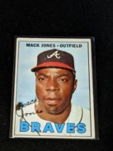 1967 Topps Atlanta Braves Baseball Card #435 Mack Jones