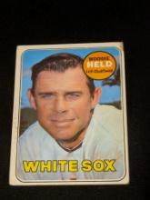 1969 Topps HIGH NBR Woodie Held #636 Chicago White Sox Vintage Card