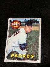 1969 Topps #98 Dave Giusti Vintage San Diego Padres Baseball Card
