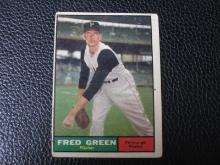 1961 TOPPS #181 FRED GREEN PIRATES