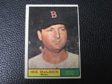 1961 TOPPS #268 IKE DELOCK RED SOX VINTAGE