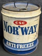 Norway Anti Freeze5 Gallon Can w/ Great Graphics