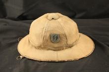 German WW2 Waffen-SS Italy Southern Russia 1st Pattern Khaki Pith Helmet