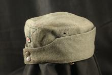 German Army WW2 Heer EM/NCO M-42 Wool “Overseas” Type Field Cap