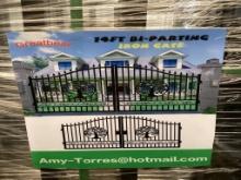 NEW 14FT BI-PARTING WROUGHT IRON GATE