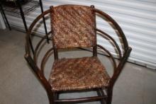 Vintage Wicker Rocking Chair
