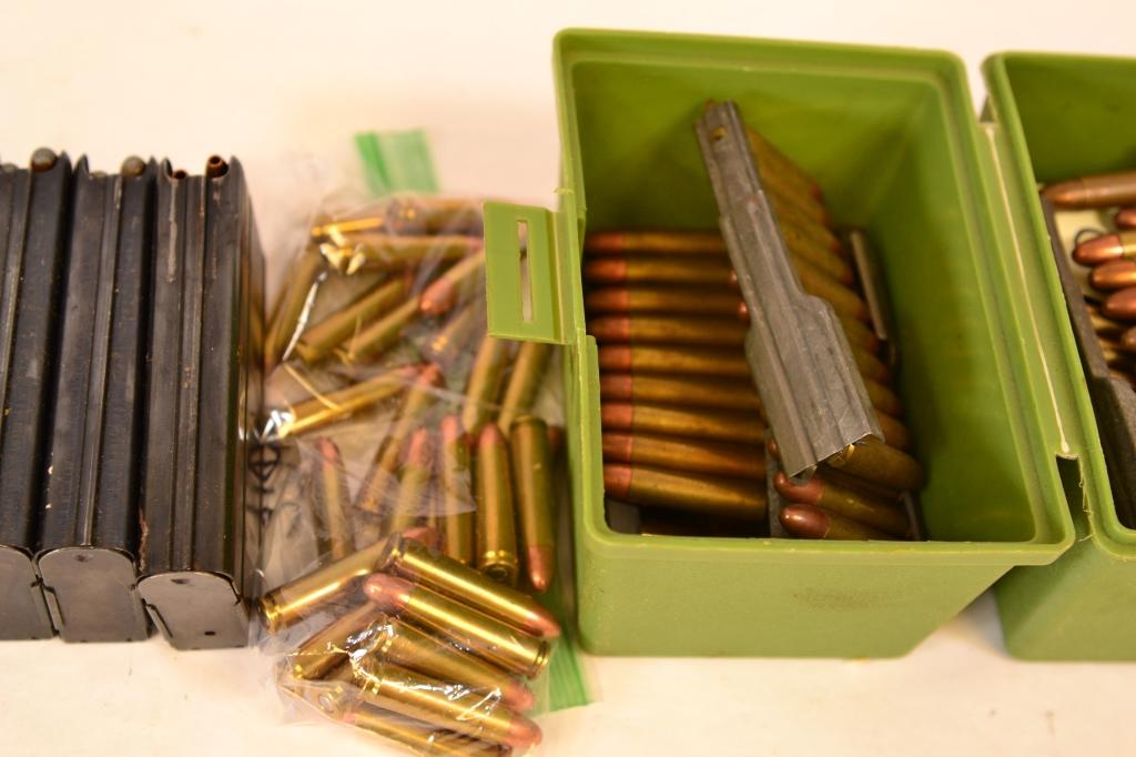 Misc .30 Carbine Lot of Ammo and Magazines