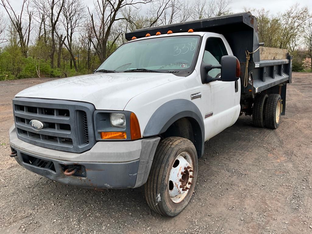 2003 FORD F550 MASON DUMP TRUCK