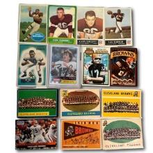 Assorted Cleveland Browns Football Trading Cards