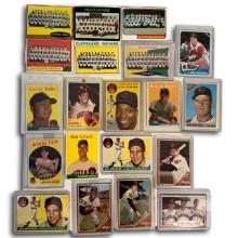 Assorted Vintage Cleveland Indians Team and Player Trading Cards