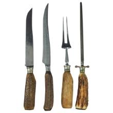 Four Stag Handled Cutlery Items