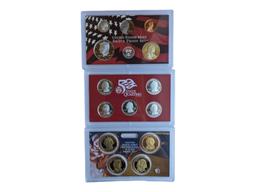 Lot of 3 - 2007 US Mint Silver Coin Sets