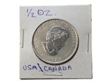 1/2 ounce .999 Fine Silver - Canadian $2 Coin