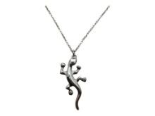 Sterling Silver Lizard Necklace