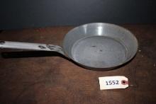 Grey enamel frying pan