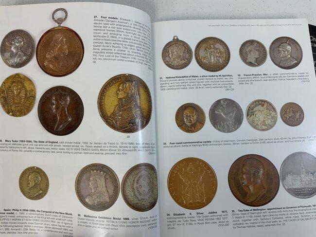 ORDERS DECORATIONS COINS MEDALS ARMS & ARMOR MILITARY AUCTION CATALOGS LOT OF 2