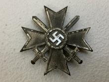 WWII GERMANY THIRD REICH WAR MERIT CROSS 1st CLASS WITH SWORDS