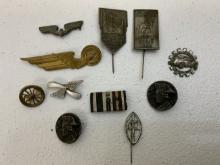 GERMANY THIRD REICH LOT OF PINS AND TINNIES