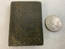 ANTIQUE MINIATURE BOOK ORPHAN WILLY BY AUNT LAURA 1862