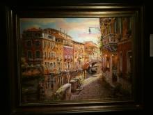 Sam Park Romantic Venice Canal Enhanced Limited Edition