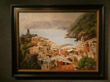 J Price Stunning Coastal Scene Oil Painting
