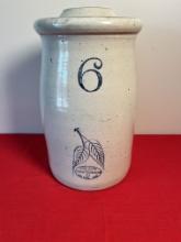 Red Wing Union Stoneware 6 Gallon Birchleaf Butter Churn