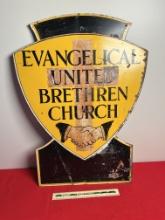 Evangelical United Brethren Church Sign