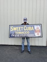 Sweet Cuba Tobacco Canvas Banner