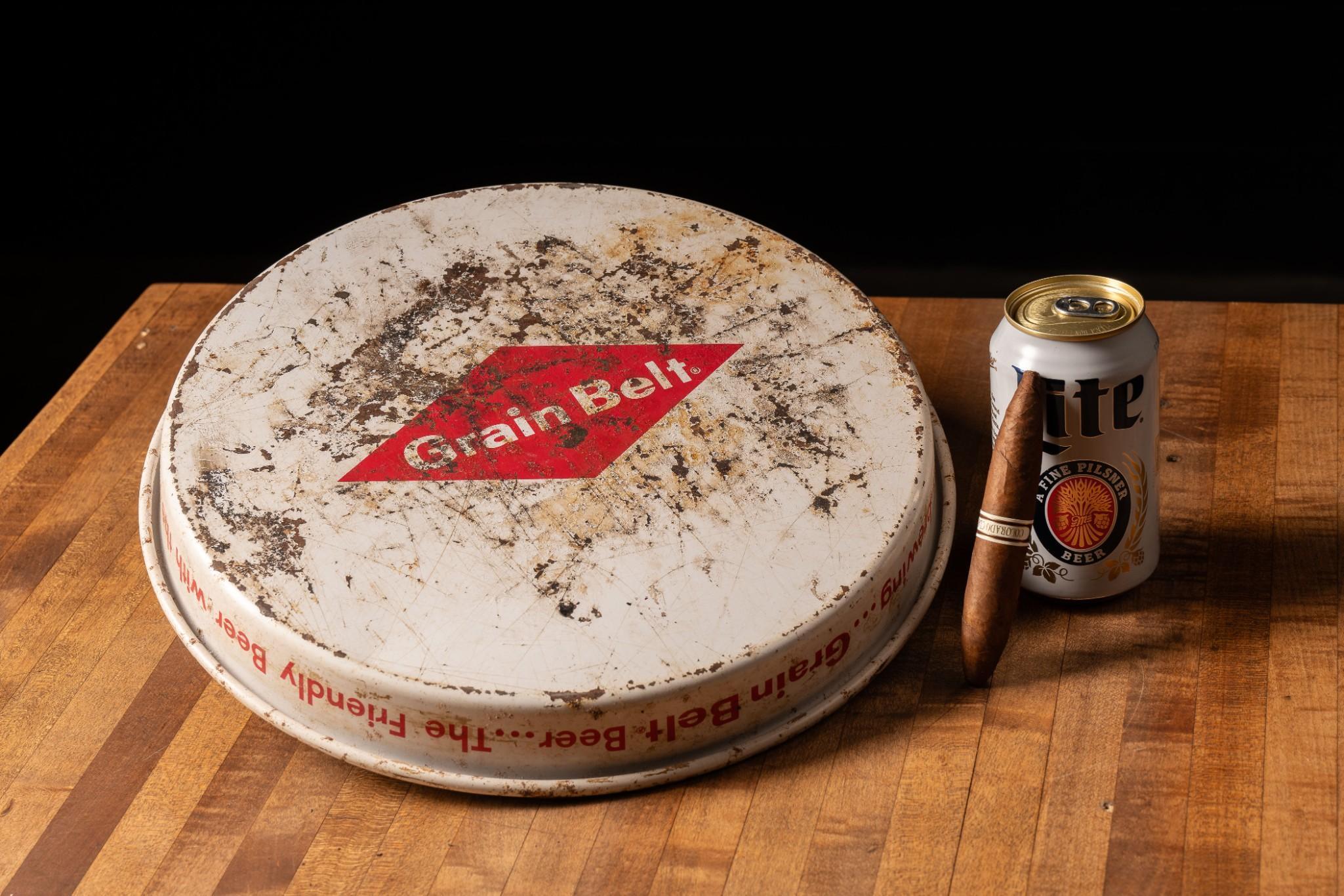 Vintage Grain Belt Beer Serving Tray