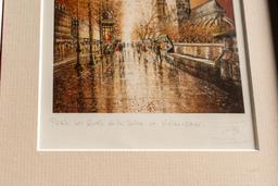 The Banks of The Seine and Notre-Dame, Print