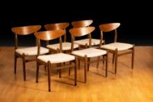 Six Danish Dining Chair Set