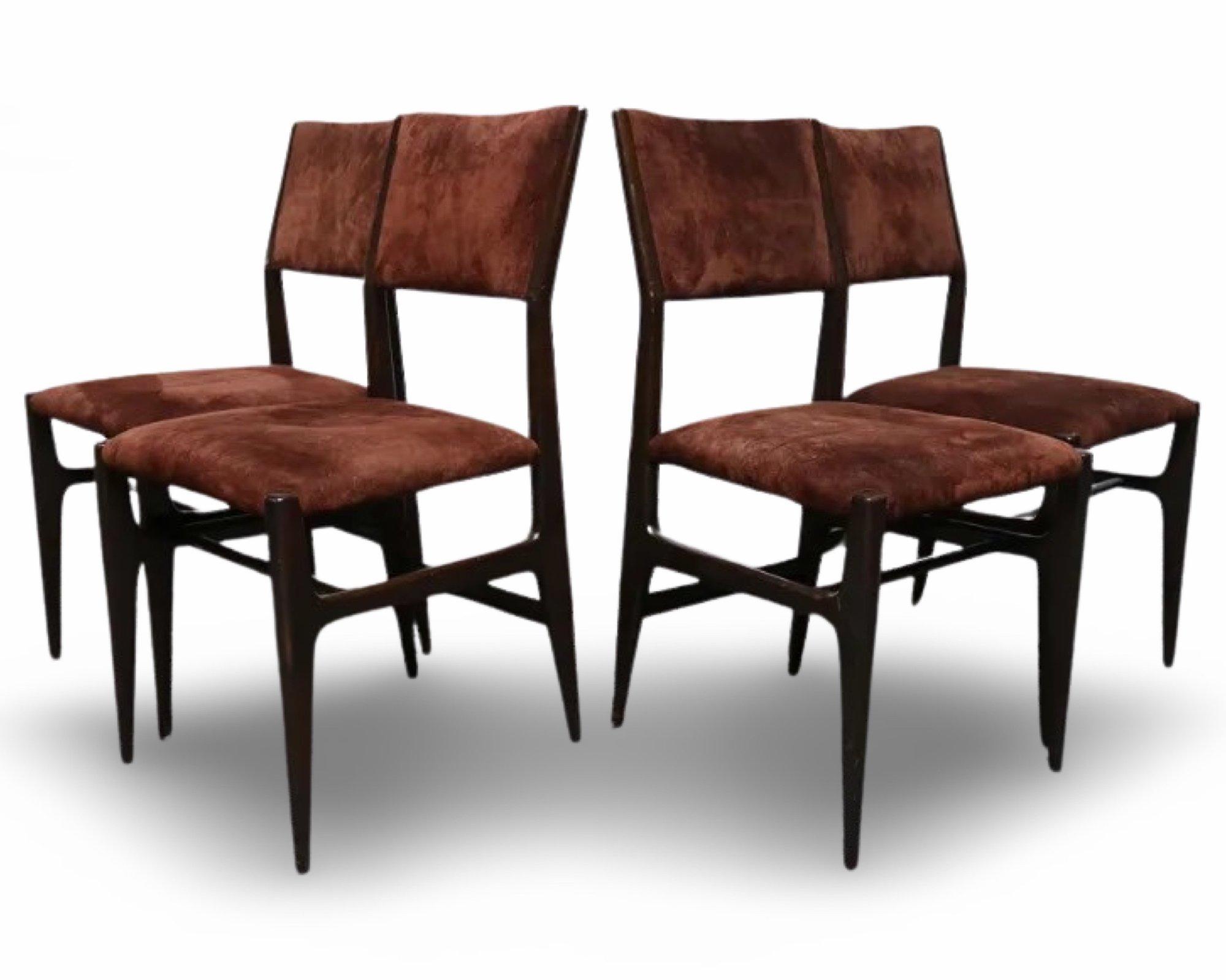 Gio Ponti Model 116 Dining Chairs Set Of 4