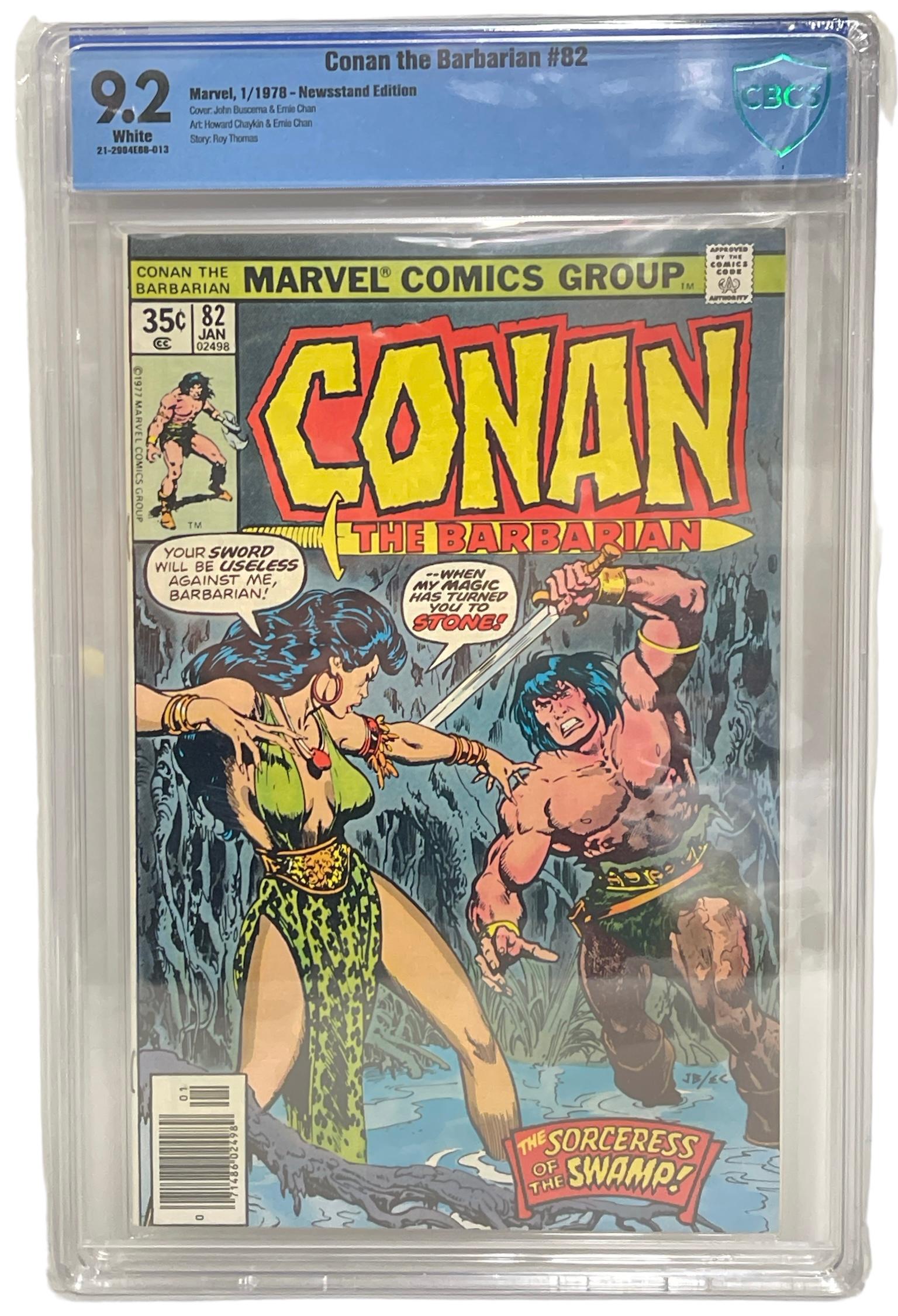 Marvel Comics - Conan the Barbarian No.82 - CGC 9.2