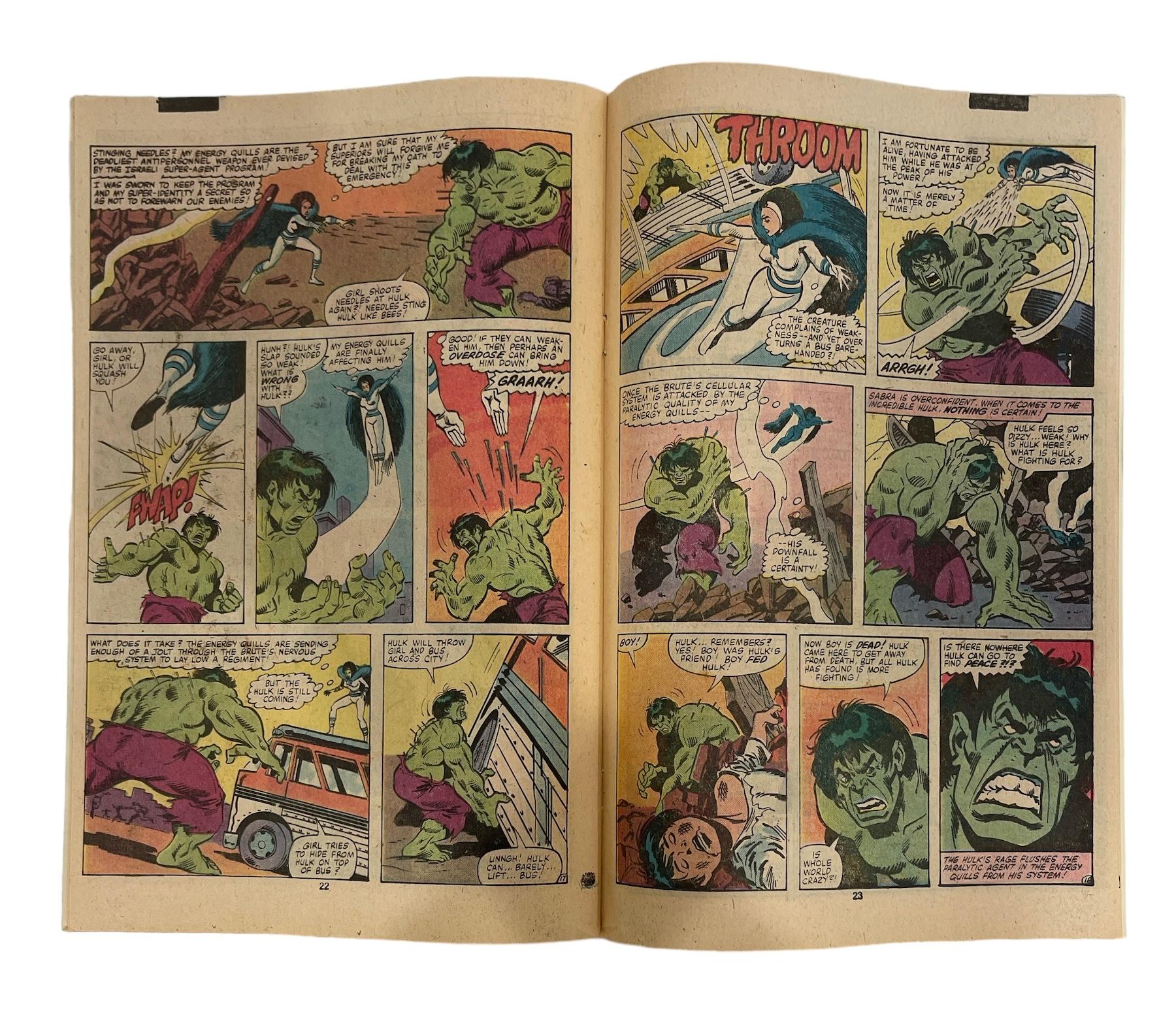 Vintage Marvel Comics - The Incredible Hulk Series No.256 and No.234