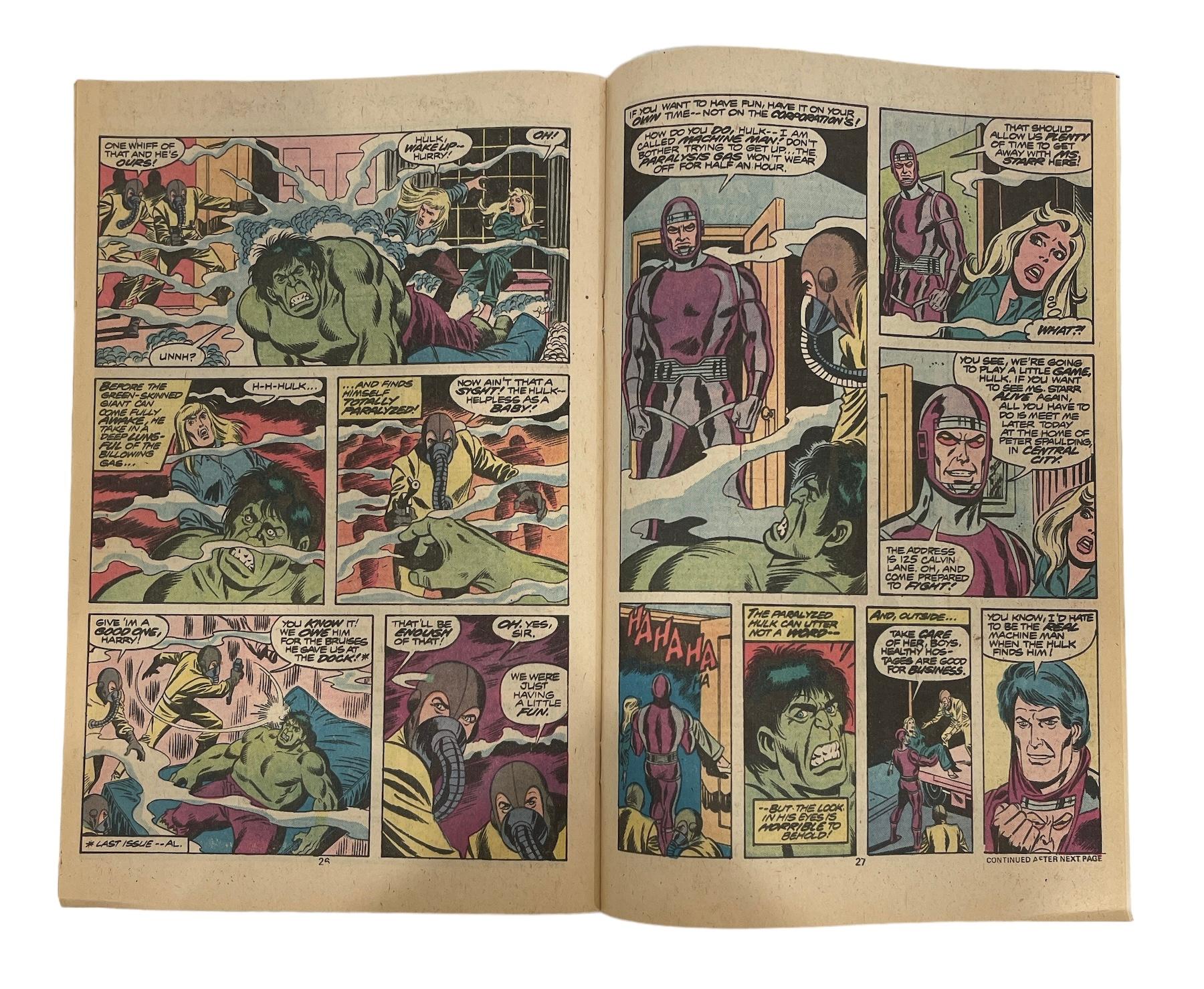 Vintage Marvel Comics - The Incredible Hulk Series No.256 and No.234