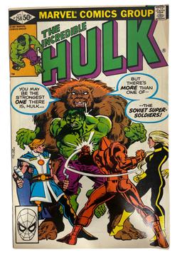 Vintage Marvel Comics - The Incredible Hulk Series No.245 and No.258