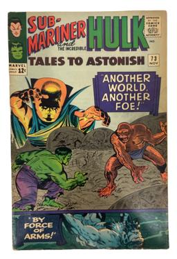 Vintage Marvel Comics - Sub-Mariner and The Incredible Hulk No.74 and 73