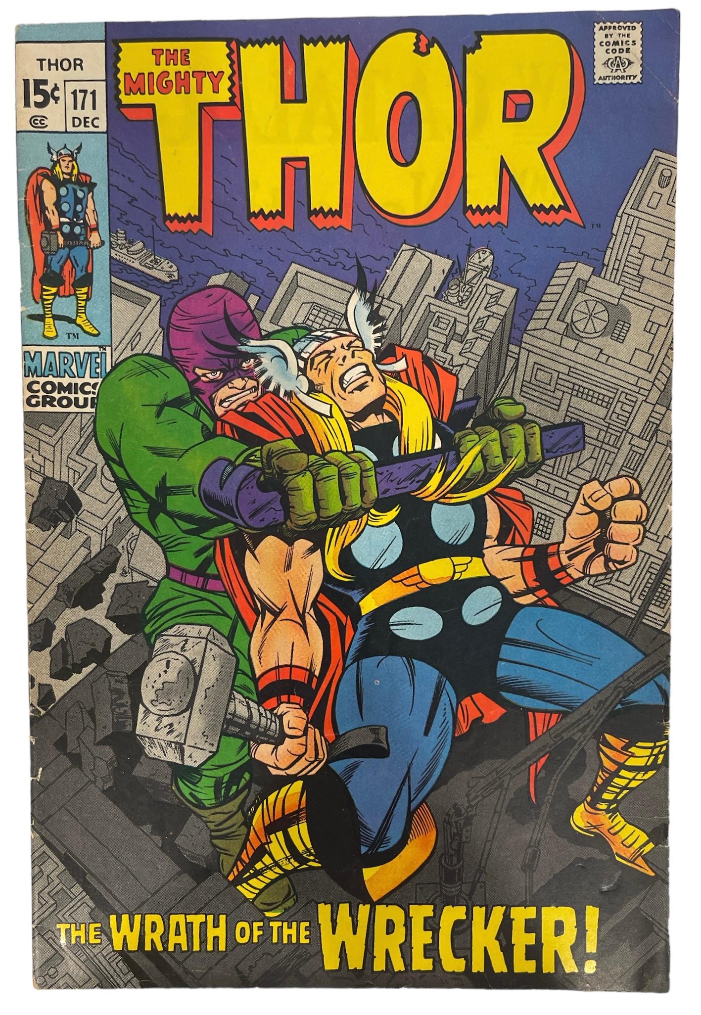 Vintage Marvel Comics - The Mighty Thor No.171 and No.157