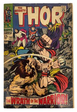 Vintage Marvel Comics - The Mighty Thor No.152 and No.129