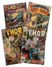 Vintage Charlton and Marvel Comics - Comic Book Collection