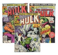 Lot of 3 | Rare Vintage Marvelâ€™s Hulk Comic Books