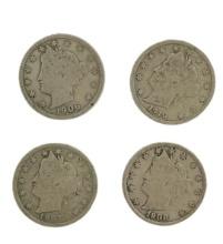 1906 to 1910 Liberty Head Nickel