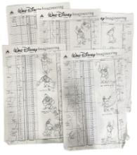 Walt Disney Imagineering Document Prints | Aladdin | NO COA